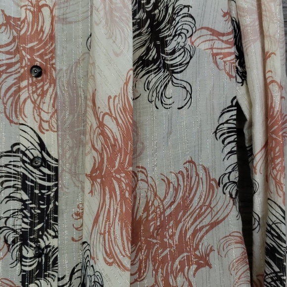 Trina Turk Button Down Shirt Top Blouse Small - Picture 3 of 8